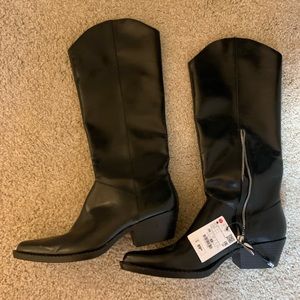 NWT Zara Black Boots